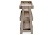 Blariden Light Tan Shelf Accent Table - Gate FurnitureTable