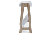 Blariden White/Tan Small Bookcase - Gate FurnitureBookcases