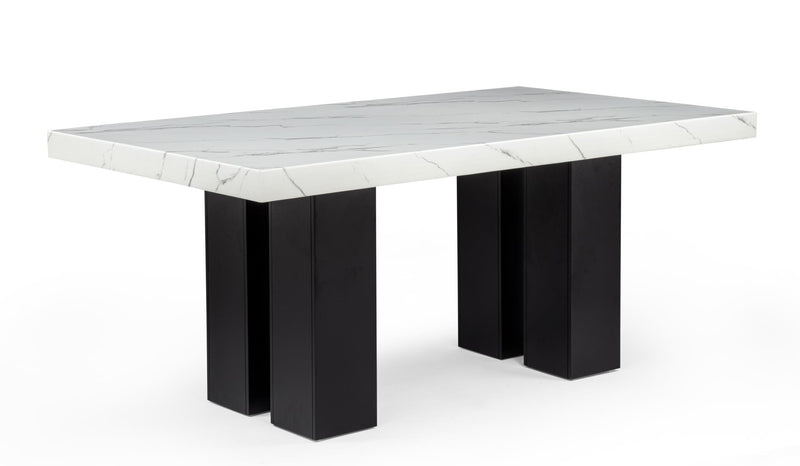 Blaze 5PC ( Table & 4 Grey Chairs) - D255-Grey-5PC