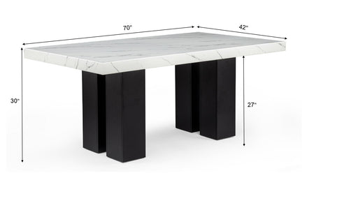 Blaze 7PC ( Table & 6 Grey Chairs) - D255-Grey-7PC