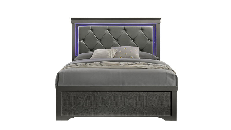 Blaze Twin Bed Gray - Blaze Twin Bed Gray