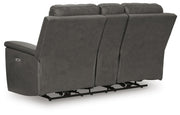 Bleckley Anchor Power Reclining Loveseat with Console - PCU1200018