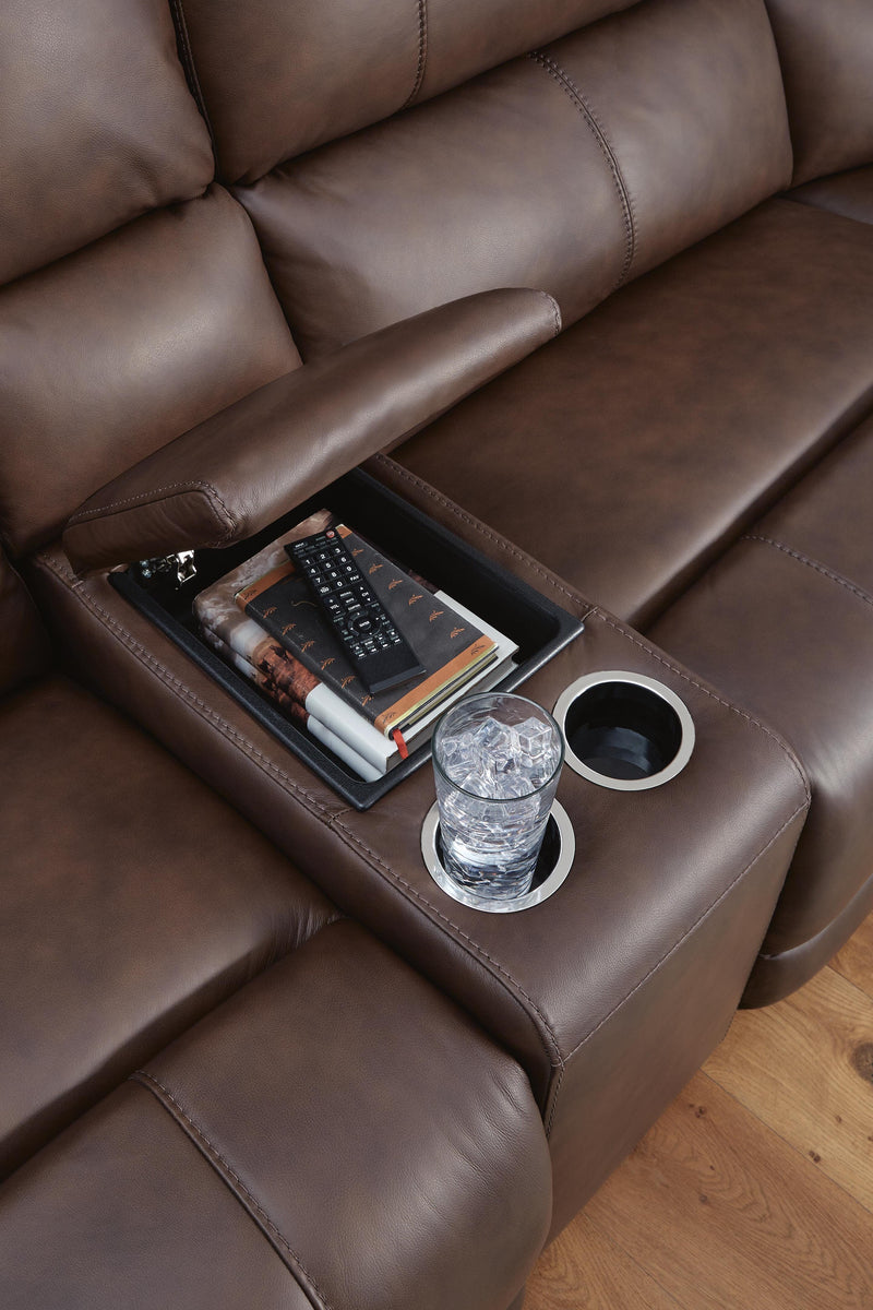 Bleckley Espresso 6-Piece Power Reclining Sectional - PCU12001S5