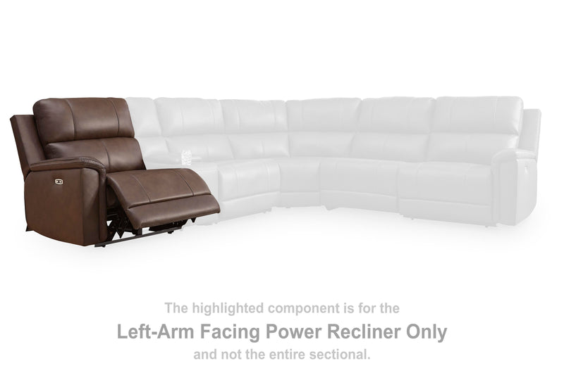 Bleckley Espresso Left-Arm Facing Power Recliner - PCU1200158