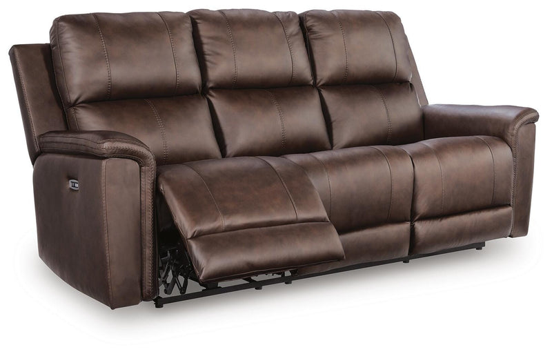 Bleckley Espresso Power Reclining Sofa - PCU1200115