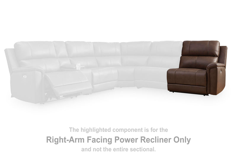 Bleckley Espresso Right-Arm Facing Power Recliner - PCU1200162