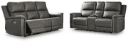Bleckley Sofa and Loveseat in Anchor - PKG023974
