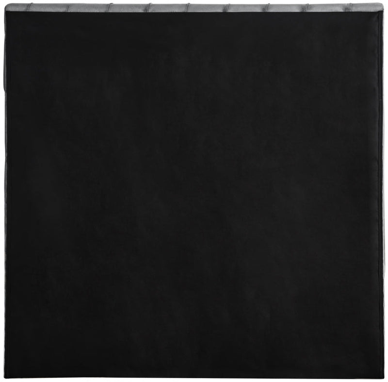 Bliss Velvet Twin Bed (3 Boxes) Grey - Gate FurnitureTwin Bed