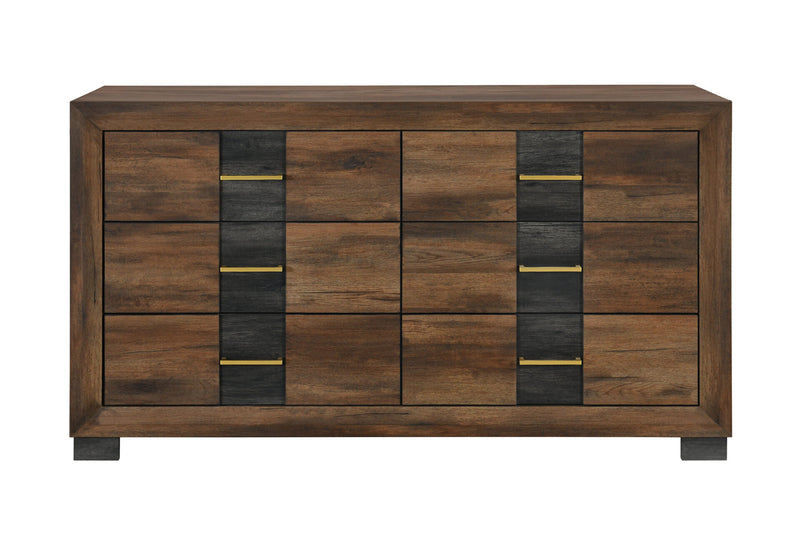Optimus Brown/Black Dresser - OPTIMUS-BRWN/BLK-DR