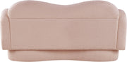 Bloom 58" Teddy Fabric Upholstered Upholstered Loveseat in Pink - 44006Pink-L