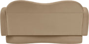 Bloom 58" Velvet Upholstered Upholstered Loveseat in Camel - 44007Camel-L