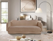 Bloom 82" Teddy Fabric Upholstered Upholstered Sofa in Beige - 44006Beige-S