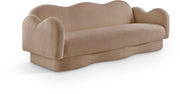 Bloom 82" Teddy Fabric Upholstered Upholstered Sofa in Beige - 44006Beige-S