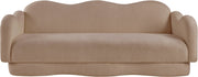 Bloom 82" Teddy Fabric Upholstered Upholstered Sofa in Beige - 44006Beige-S