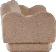 Bloom 82" Teddy Fabric Upholstered Upholstered Sofa in Beige - 44006Beige-S