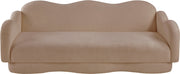 Bloom 82" Teddy Fabric Upholstered Upholstered Sofa in Beige - 44006Beige-S