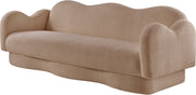 Bloom 82" Teddy Fabric Upholstered Upholstered Sofa in Beige - 44006Beige-S