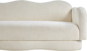 Bloom 82" Teddy Fabric Upholstered Upholstered Sofa in Cream - 44006Cream-S