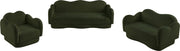 Bloom 82" Teddy Fabric Upholstered Upholstered Sofa in Green - 44006Green-S