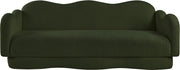 Bloom 82" Teddy Fabric Upholstered Upholstered Sofa in Green - 44006Green-S