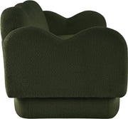 Bloom 82" Teddy Fabric Upholstered Upholstered Sofa in Green - 44006Green-S