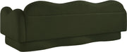 Bloom 82" Teddy Fabric Upholstered Upholstered Sofa in Green - 44006Green-S