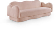 Bloom 82" Teddy Fabric Upholstered Upholstered Sofa in Pink - 44006Pink-S