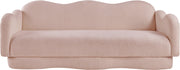 Bloom 82" Teddy Fabric Upholstered Upholstered Sofa in Pink - 44006Pink-S