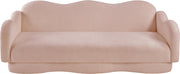 Bloom 82" Teddy Fabric Upholstered Upholstered Sofa in Pink - 44006Pink-S