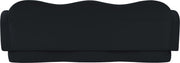 Bloom 82" Velvet Upholstered Upholstered Sofa in Black - 44007Black-S