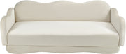 Bloom 82" Velvet Upholstered Upholstered Sofa in Cream - 44007Cream-S