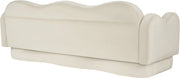 Bloom 82" Velvet Upholstered Upholstered Sofa in Cream - 44007Cream-S