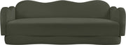 Bloom 82" Velvet Upholstered Upholstered Sofa in Green - 44007Green-S