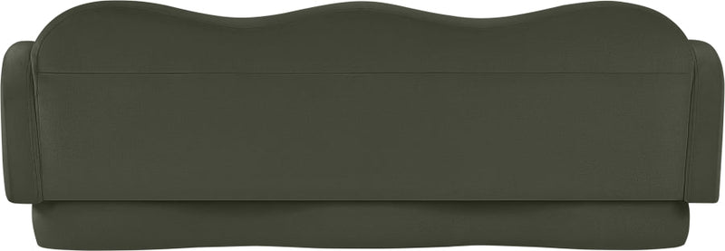 Bloom 82" Velvet Upholstered Upholstered Sofa in Green - 44007Green-S