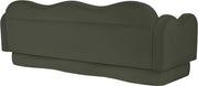 Bloom 82" Velvet Upholstered Upholstered Sofa in Green - 44007Green-S