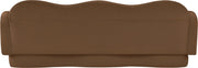 Bloom 82" Velvet Upholstered Upholstered Sofa in Saddle - 44007Saddle-S