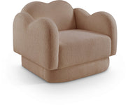 Bloom Teddy Fabric Upholstered Accent Chair in Beige - 44006Beige-C