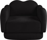 Bloom Teddy Fabric Upholstered Accent Chair in Black - 44006Black-C