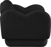 Bloom Teddy Fabric Upholstered Accent Chair in Black - 44006Black-C