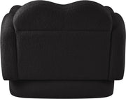 Bloom Teddy Fabric Upholstered Accent Chair in Black - 44006Black-C