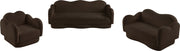 Bloom Teddy Fabric Upholstered Accent Chair in Brown - 44006Brown-C