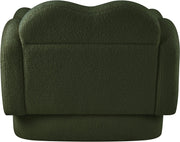 Bloom Teddy Fabric Upholstered Accent Chair in Green - 44006Green-C