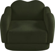 Bloom Teddy Fabric Upholstered Accent Chair in Green - 44006Green-C