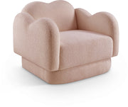 Bloom Teddy Fabric Upholstered Accent Chair in Pink - 44006Pink-C