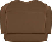 Bloom Velvet Upholstered Accent Chair in Saddle - 44007Saddle-C