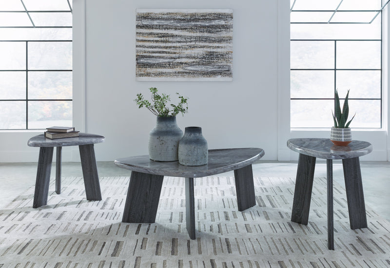 Bluebond Gray Table (Set of 3) - T390-13