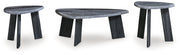 Bluebond Gray Table (Set of 3) - T390-13