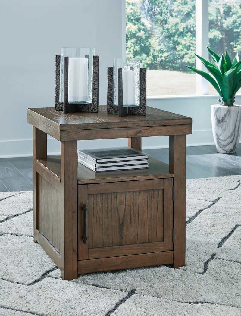 Boardernest Coffee Table with 1 End Table in Brown - PKG015856