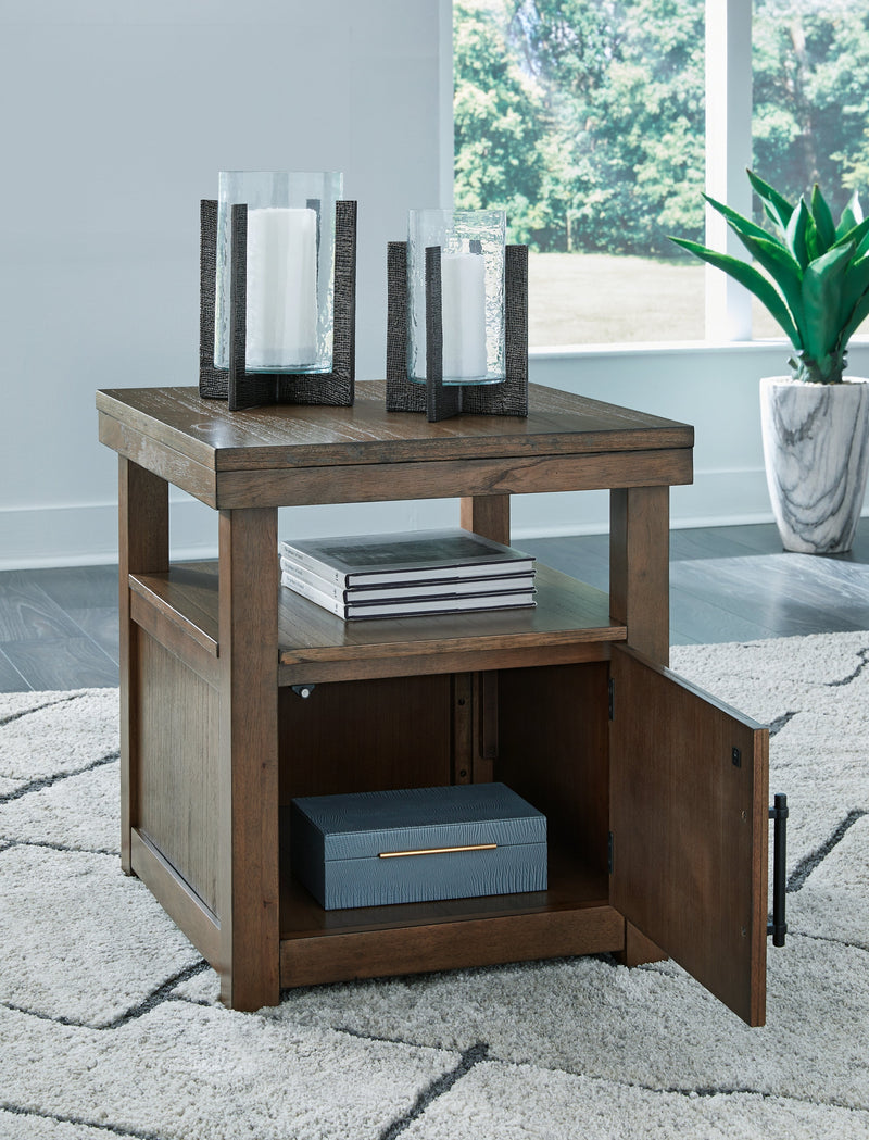 Boardernest Coffee Table with 1 End Table in Brown - PKG015856