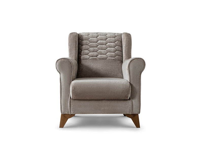 Bodrum 3-pieces (Sofa & Loveseat & Chair) Livingroom Set in Beige - 200-ST-BOD-HENRY07-321